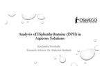 Analysis of Diphenhydramine (DPH) in Aqueous Solutions